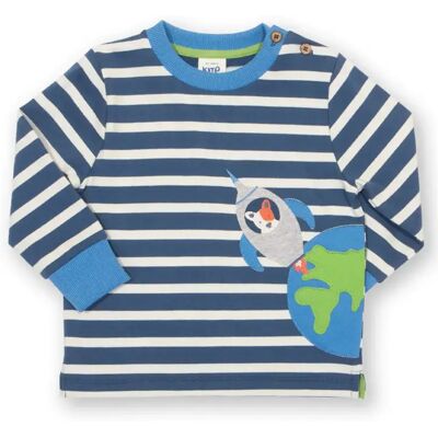 Junior Sweatshirt Kite Space Pup Bleu 12/13 ans Junior Sweatshirt Kite Space Pup Bleu 12/13 ans