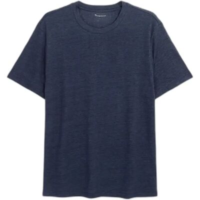 Linnen T-shirt KnowledgeCotton Apparel Bleu M Linnen T-shirt KnowledgeCotton Apparel Bleu M