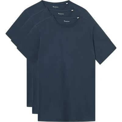 T-shirt KnowledgeCotton Apparel (x3) Bleu M T-shirt KnowledgeCotton Apparel (x3) Bleu M