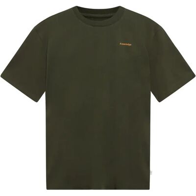T-shirt KnowledgeCotton Apparel Vert L T-shirt KnowledgeCotton Apparel Vert L