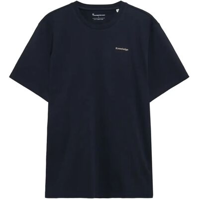T-shirt KnowledgeCotton Apparel Noir S T-shirt KnowledgeCotton Apparel Noir S