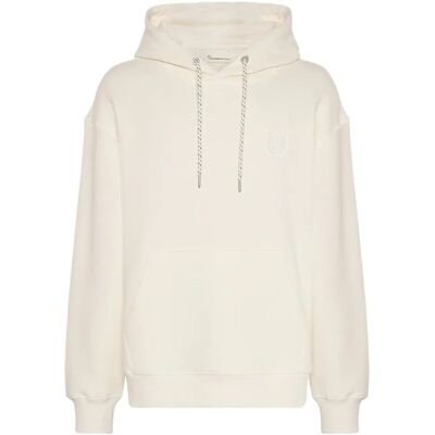 Sweater met capuchon en zak KnowledgeCotton Apparel Blanc XL Sweater met capuchon en zak KnowledgeCotton Apparel Blanc XL
