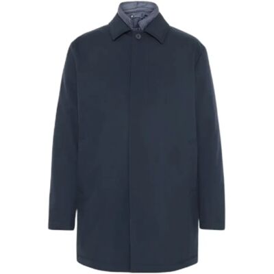 Jas KnowledgeCotton Apparel Shell Carcoat GRS Bleu S Jas KnowledgeCotton Apparel Shell Carcoat GRS Bleu S