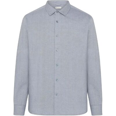 Lichte twill overhemd met lange mouwen KnowledgeCotton Apparel Bleu L Lichte twill overhemd met lange mouwen KnowledgeCotton Apparel Bleu L