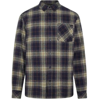 Flanellen overhemd KnowledgeCotton Apparel Dune Bleu S Flanellen overhemd KnowledgeCotton Apparel Dune Bleu S