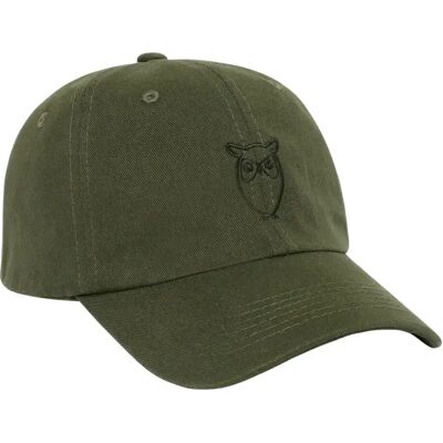 Baseballpet met logo KnowledgeCotton Apparel Twill Vert L/XL Baseballpet met logo KnowledgeCotton Apparel Twill Vert L/XL