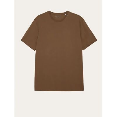 T-shirt KnowledgeCotton Apparel Agnar Marron XS T-shirt KnowledgeCotton Apparel Agnar Marron XS