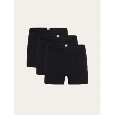 Boxershorts KnowledgeCotton Apparel Anker (x3) Noir XS Boxershorts KnowledgeCotton Apparel Anker (x3) Noir XS