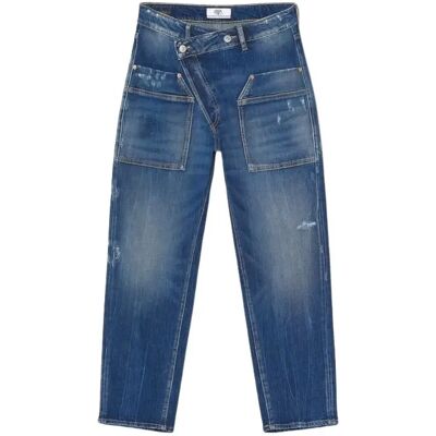 Damesjeans Le Temps des cerises Cosy Pocket Bleu 28 Damesjeans Le Temps des cerises Cosy Pocket Bleu 28