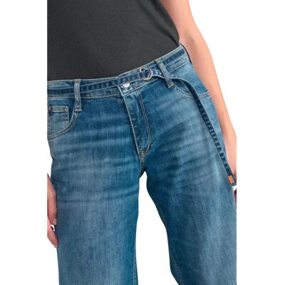 Vrouwen wide leg jeans Le Temps des cerises Lauryn N°3 Bleu 33 Vrouwen wide leg jeans Le Temps des cerises Lauryn N°3 Bleu 33