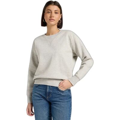 Dameshemd Lee Raglan Crew Sws Gris L Dameshemd Lee Raglan Crew Sws Gris L