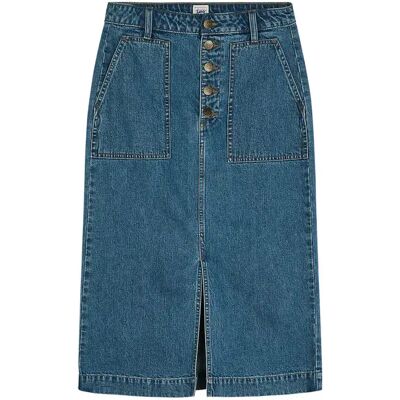 Dames spijkerrok Lee Warm Embrace Bleu 25 Dames spijkerrok Lee Warm Embrace Bleu 25
