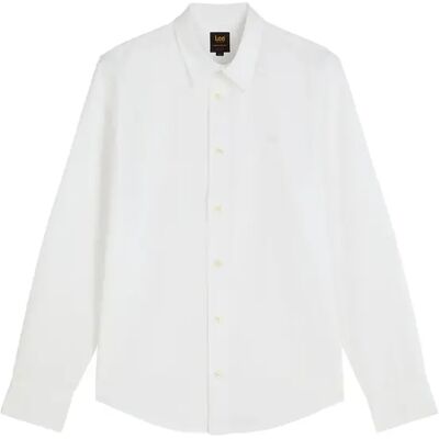 Shirt met lange mouwen Lee Blanc S Shirt met lange mouwen Lee Blanc S