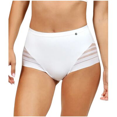 Damesslip met hoge taille Lisca Alegra Blanc 52 Damesslip met hoge taille Lisca Alegra Blanc 52
