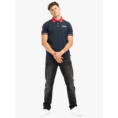 Polo Lonsdale Ellers Grove Bleu M Polo Lonsdale Ellers Grove Bleu M