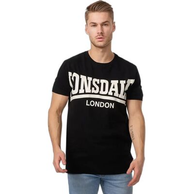 T-shirt Lonsdale York Noir 2XL T-shirt Lonsdale York Noir 2XL