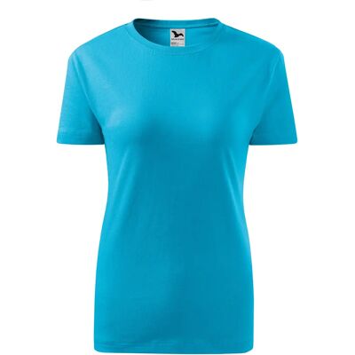 T-shirt dames Malfini Classic New 133 Turquoise S T-shirt dames Malfini Classic New 133 Turquoise S