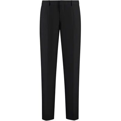 Pantalon Michael Kors Pure Linen Pleated Noir 48 Pantalon Michael Kors Pure Linen Pleated Noir 48