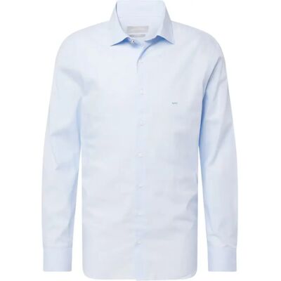 Slim fit shirt Michael Kors Fil a Fil Bleu 40 Slim fit shirt Michael Kors Fil a Fil Bleu 40