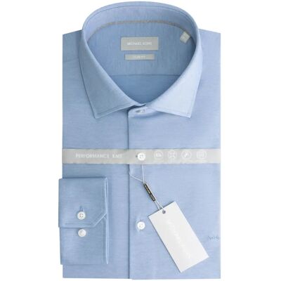 Slim fit tricot shirt Michael Kors Japanese Perform Bleu 38 Slim fit tricot shirt Michael Kors Japanese Perform Bleu 38