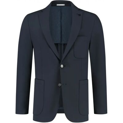 Presterende blazer in twill Michael Kors Bleu 110 Presterende blazer in twill Michael Kors Bleu 110