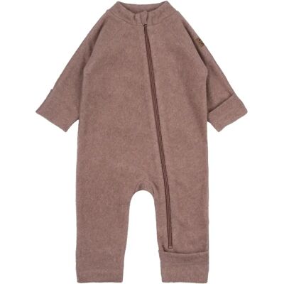 Baby Fleece Overall Mikk-Line Rouge 3 mois Baby Fleece Overall Mikk-Line Rouge 3 mois