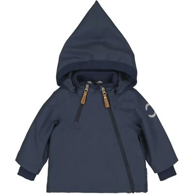 Waterproof polyester jas voor baby's Mikk-Line Bleu 18 mois Waterproof polyester jas voor baby's Mikk-Line Bleu 18 mois