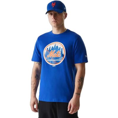 new era T-shirt New York Mets Nos MLB Regular Bleu 2XL new era T-shirt New York Mets Nos MLB Regular Bleu 2XL