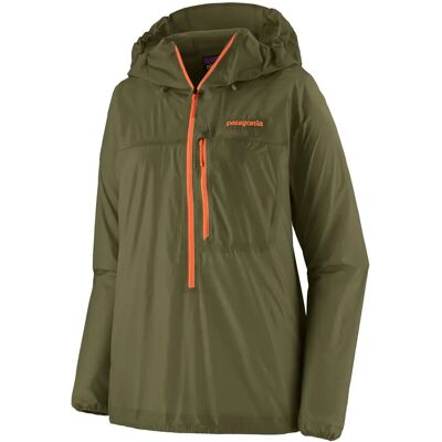 Damesjack met capuchon Patagonia Houdini Rock Vert L Damesjack met capuchon Patagonia Houdini Rock Vert L