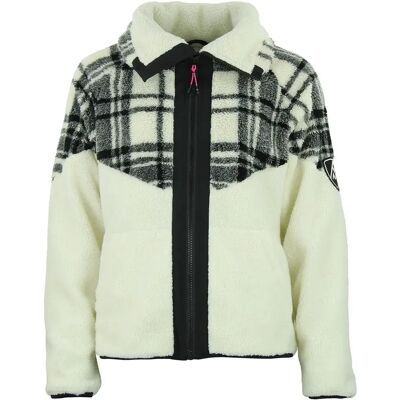 Damesfleece met rits Peak Mountain Sherpa 350G Beige L Damesfleece met rits Peak Mountain Sherpa 350G Beige L