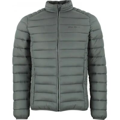 Dun donsjack zonder capuchon Peak Mountain Gris 2XL Dun donsjack zonder capuchon Peak Mountain Gris 2XL