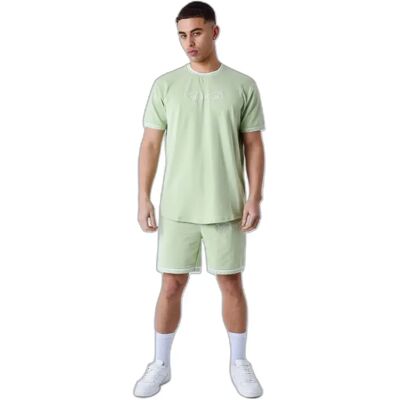 Geborduurd logo T-shirt Project X Paris Vert S Geborduurd logo T-shirt Project X Paris Vert S
