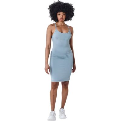 Wikkeljurk in lycra voor dames Project X Paris Bleu L Wikkeljurk in lycra voor dames Project X Paris Bleu L
