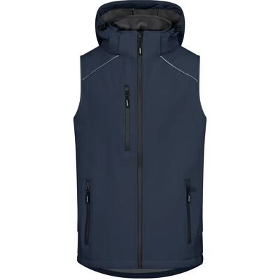 Softshell vest met capuchon Promodoro Bleu XL Softshell vest met capuchon Promodoro Bleu XL