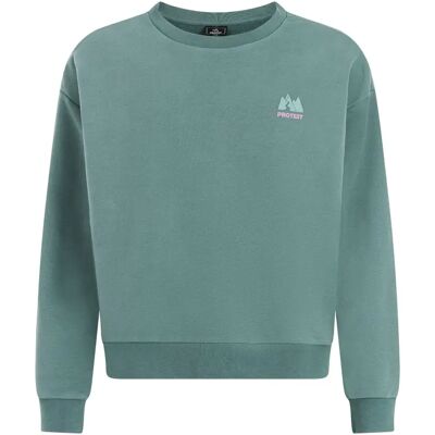 Dames sweatshirt Protest Cover Vert M Dames sweatshirt Protest Cover Vert M