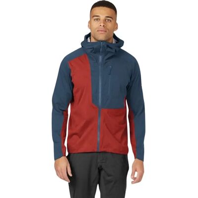 Waterdichte jas Rab Cinder Kinetic Rouge XL Waterdichte jas Rab Cinder Kinetic Rouge XL