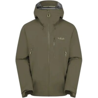 Wandeljack met capuchon Rab Downpour Mountain Vert 2XL Wandeljack met capuchon Rab Downpour Mountain Vert 2XL