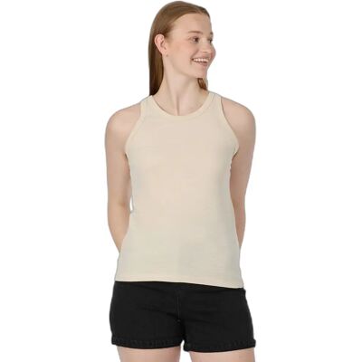 Damestanktop Ragwear Julyana Slub Beige 2XL Damestanktop Ragwear Julyana Slub Beige 2XL