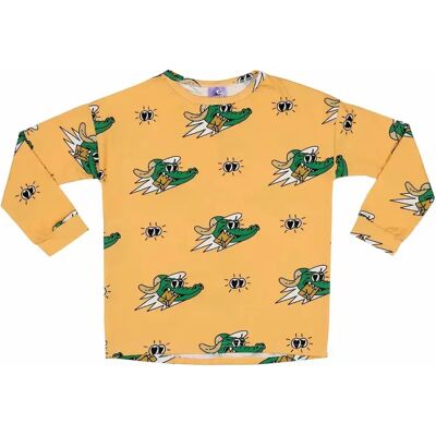 T-shirt met lange mouwen voor babymeisjes Raspberry Republic Alligator Jaune 18/24 mois T-shirt met lange mouwen voor babymeisjes Raspberry Republic Alligator Jaune 18/24 mois