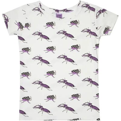 T-shirt meisje Raspberry Republic Colorful Blanc S/M T-shirt meisje Raspberry Republic Colorful Blanc S/M