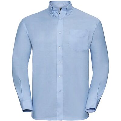 Shirt met lange mouwen Russell Athletic Oxford Bleu L Shirt met lange mouwen Russell Athletic Oxford Bleu L