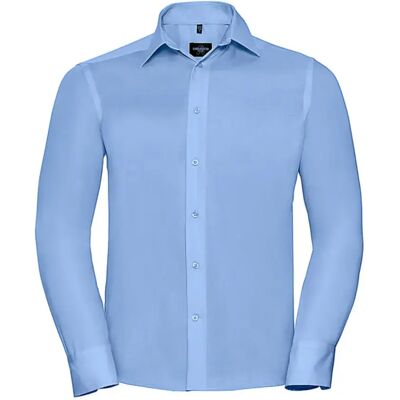 Ultimate Strijkvrije Maatwerk Lange Mouwen Overhemd Russell Athletic Bleu XL Ultimate Strijkvrije Maatwerk Lange Mouwen Overhemd Russell Athletic Bleu XL