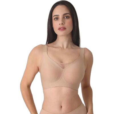 Vrouwenbeha Sassa Bonded Micro Beige 100B/C Vrouwenbeha Sassa Bonded Micro Beige 100B/C
