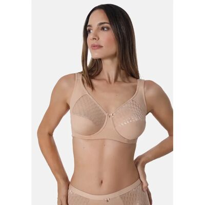 Beugelbeha voor dames Sassa Graphical Jacquard Rose 110C Beugelbeha voor dames Sassa Graphical Jacquard Rose 110C