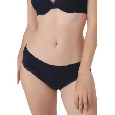 Damespanty's Sassa Bamboo Jacquard Bleu 44 Damespanty's Sassa Bamboo Jacquard Bleu 44