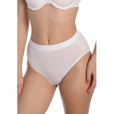 Damesslipjes Sassa Midi Lovely Skin Blanc 42 Damesslipjes Sassa Midi Lovely Skin Blanc 42