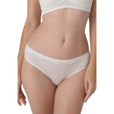 Damesslipjes Sassa Bamboo Jacquard Blanc 44 Damesslipjes Sassa Bamboo Jacquard Blanc 44