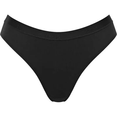 Damesslip met hoge taille Sloggi Go Casual (x2) Noir L Damesslip met hoge taille Sloggi Go Casual (x2) Noir L