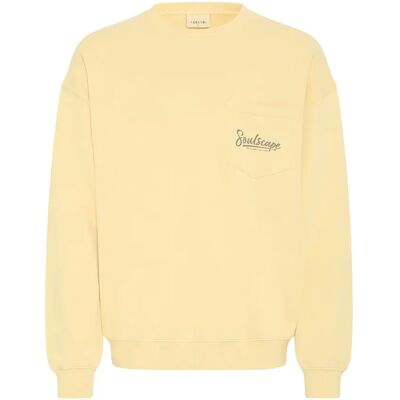 Sweatshirt Solid Tadeus Jaune M Sweatshirt Solid Tadeus Jaune M