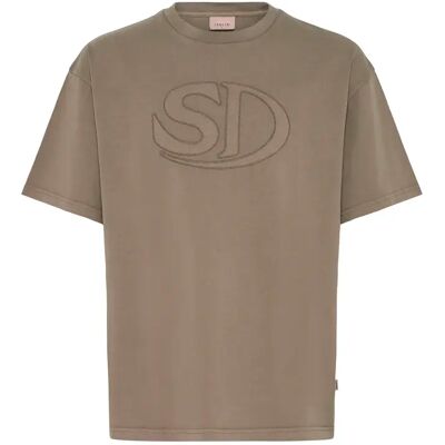 T-shirt Solid Uncaster Gris L T-shirt Solid Uncaster Gris L